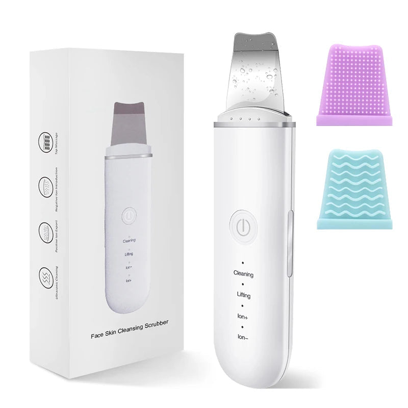 Esfoliador Ultrassônico de Pele: Removedor de Cravos e Limpador Facial com Cavitação