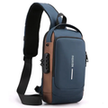 Mochila Anti-Furto com Senha USB Slim Bag